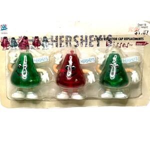 Vintage 1996 Hershey's Kisses Christmas Tree Light Reflectors Replacement 3 Pack